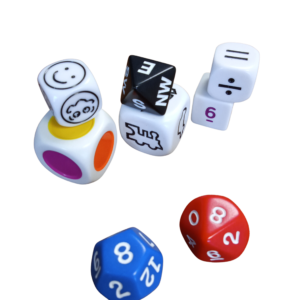LOT de 8 dés découverte